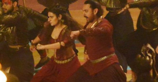 LEAKED! Aamir Khan and Fatima Sana Shaikh don traditional avatars for Thugs of Hindostan title track shoot