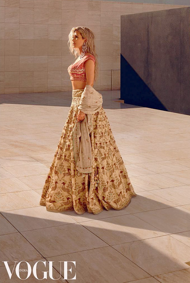 Fantasy Moment – Kim Kardashian in an Anita Dongre ensemble for Vogue India