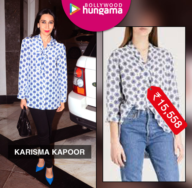 Weekly Celebrity Splurges - Karisma Kapoor in Sandro