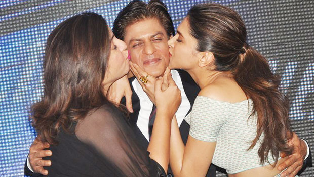 Farah Khan Deepika Padukone Kiss Shah Rukh Khan For Respecting Women Bollywood Hungama