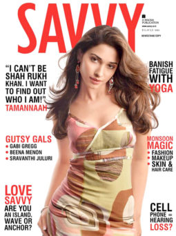 Tamannaah Bhatia On The Cover Of Savvy