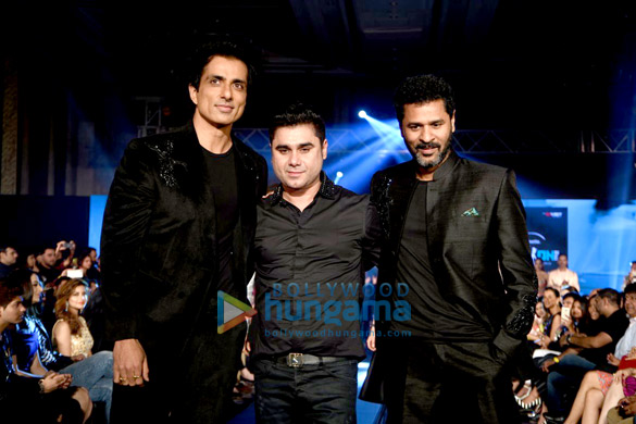 Prabhu Dheva & Sonu Sood walk the ramp for Rajat Tangri Prabhu Dheva & Sonu Sood walk the ramp for Rajat Tangri