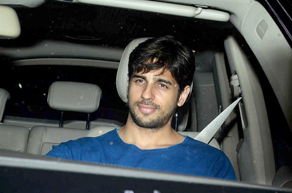 Sidharth Malhotra & Katrina Kaif snapped post dinner at Nitya Mehra’s house