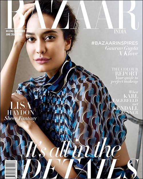 Check out: Lisa Haydon sizzles on the cover of Harper Bazaar India ...