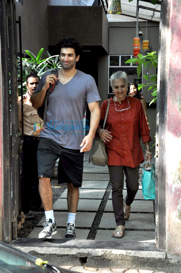 Aditya Roy Kapur snapped with his mom in Bandra | Parties & Events ...