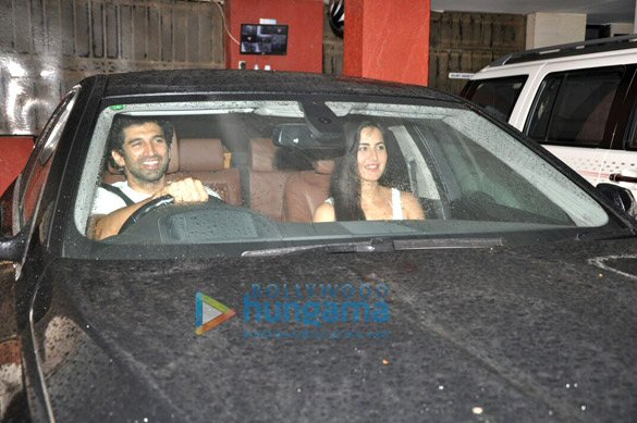 Katrina Kaif & Aditya Roy Kapur snapped as they step out for dinner Katrina Kaif & Aditya Roy Kapur snapped as they step out for dinner