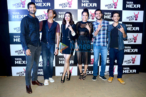 Music launch of ‘Rock On!! 2’ at Bandstand in Bandra Music launch of 'Rock On!! 2' at Bandstand in Bandra