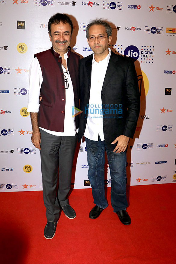 Rajkumar Hirani and Ashutosh Gowariker grace the premiere of Ventilator at MAMI 18th Mumbai Film Festival 2016 Rajkumar Hirani and Ashutosh Gowariker grace the premiere of Ventilator at Mami 2016