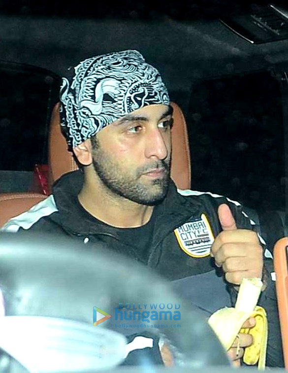 Ranbir Kapoor & Armaan Jain snapped during football practice Ranbir Kapoor & Armaan Jain snapped during football practice