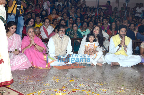 The Bachchan’s grace the Durga Ashtami puja in Mumbai The Bachchan's grace the Durga Ashtami puja in Mumbai