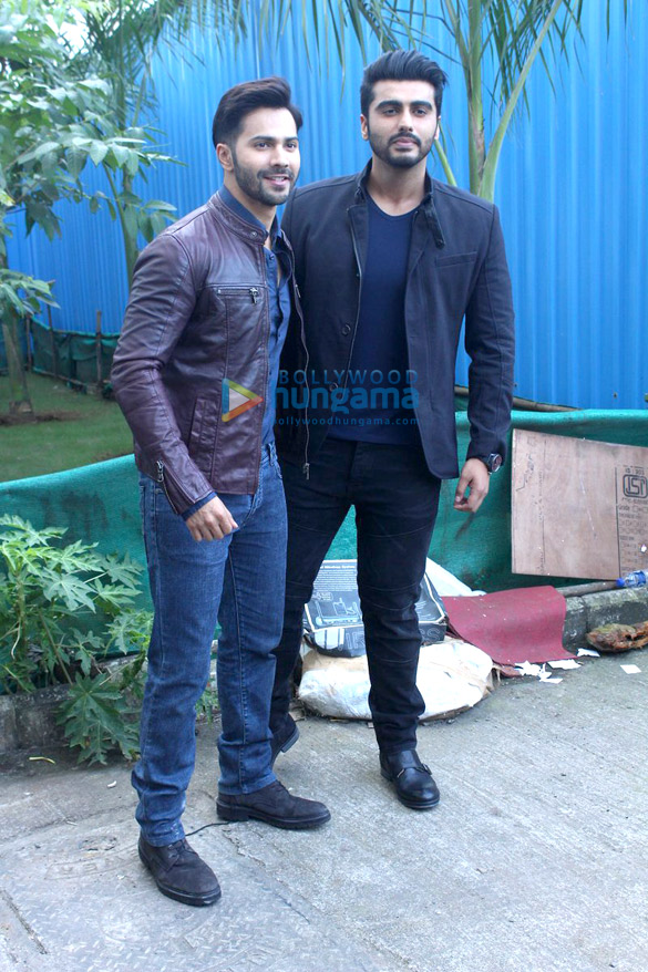 Varun Dhawan & Arjun Kapoor on the sets of ‘Yaaron Ki Baraat’ Varun Dhawan & Arjun Kapoor on the sets of 'Yaaron Ki Baraat'