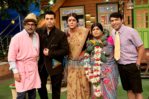 Karan Johar snapped on sets of The Kapil Sharma Show Karan Johar on the sets of The Kapil Sharma Show