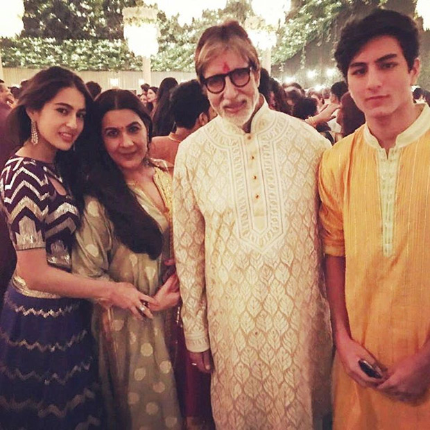 Check out: Saif Ali Khan’s kids Sara and Ibrahim bond with Amitabh ...