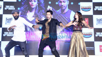Varun Dhawan and Alia Bhatt at the song launch of ‘Tamma tamma’