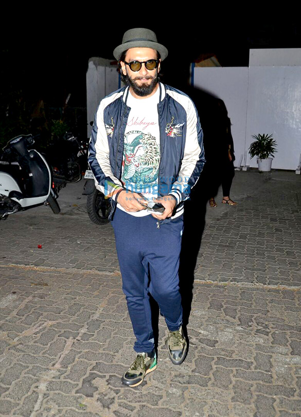 Ranveer Singh snapped post gym workout in Bandra | Parties & Events