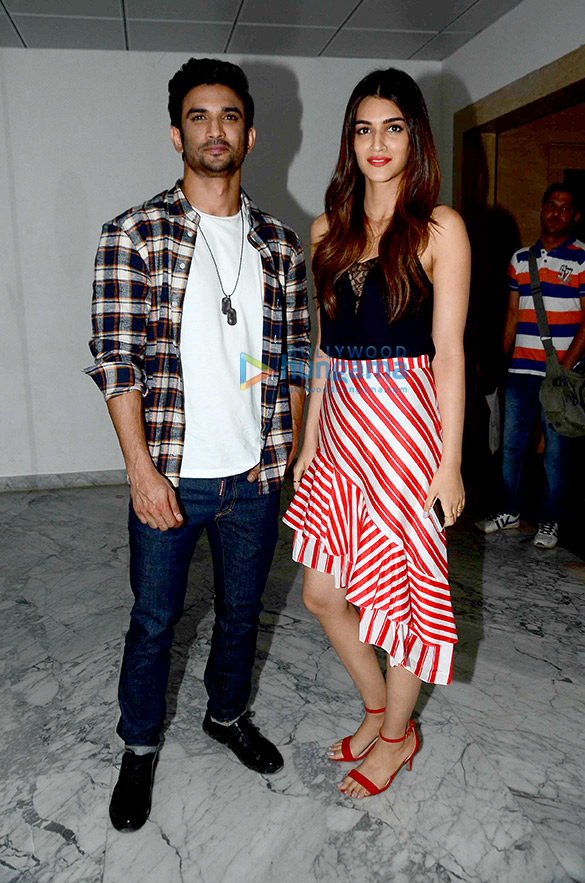Sushant Singh Rajput and Kriti Sanon snapped at Raabta’s promotions Parties & Events
