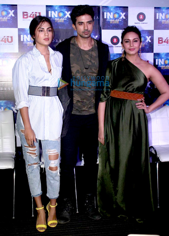 Huma Qureshi, Saqib Saleem and Rhea Chakraborty launch a song from the film Dobaara Huma Qureshi, Saqib Saleem and Rhea Chakraborty launch a song from ‘Dobaara – See Your Evil’