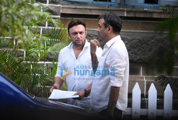 Rajkumar Hirani snapped on the sets of Sanjay Dutt’s biopic in Mumbai Rajkumar Hirani snapped on the sets of 'Sanjay Dutt’s Biopic' in Mumbai