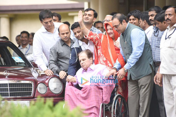 Dilip Kumar discharged from hospital Dilip Kumar discharged from hospital