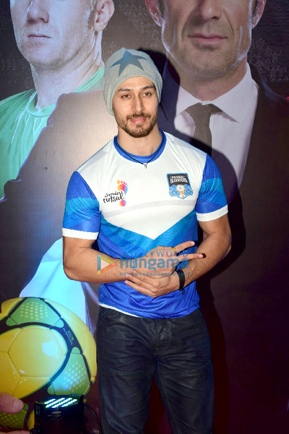 Tiger Shroff and Sunny Leone grace the launch of ‘Premier Futsal Season 2’ Tiger Shroff and Sunny Leone at the launch of 'Premier Futsal Season 2'