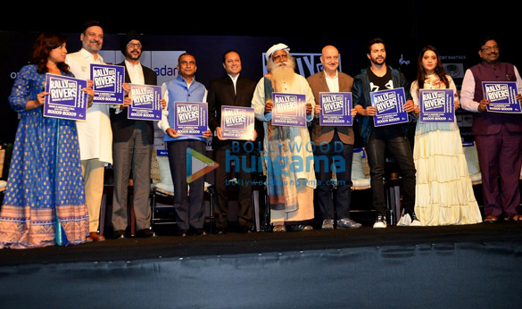 Varun Dhawan and Anupam Kher snapped at ‘Rally For Rivers’ event in Mumbai Varun Dhawan and Anupam Kher snapped at 'Rally For Rivers' event in Mumbai