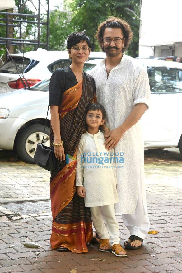 Aamir Khan and family snapped celebrating Bakri Eid Aamir Khan and family snapped on Eid today