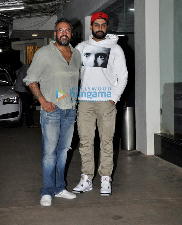 Abhishek Bachchan snapped post ‘Haseena Parkar’ screening Abhishek Bachchan snapped post 'Haseena Parkar' screening