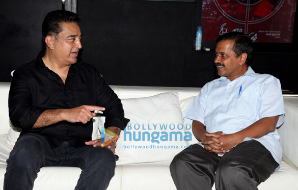 Kamal Haasan meets Delhi’s CM Arvind Kejriwal Kamal Haasan meets Delhi's CM Arvind Kejriwal