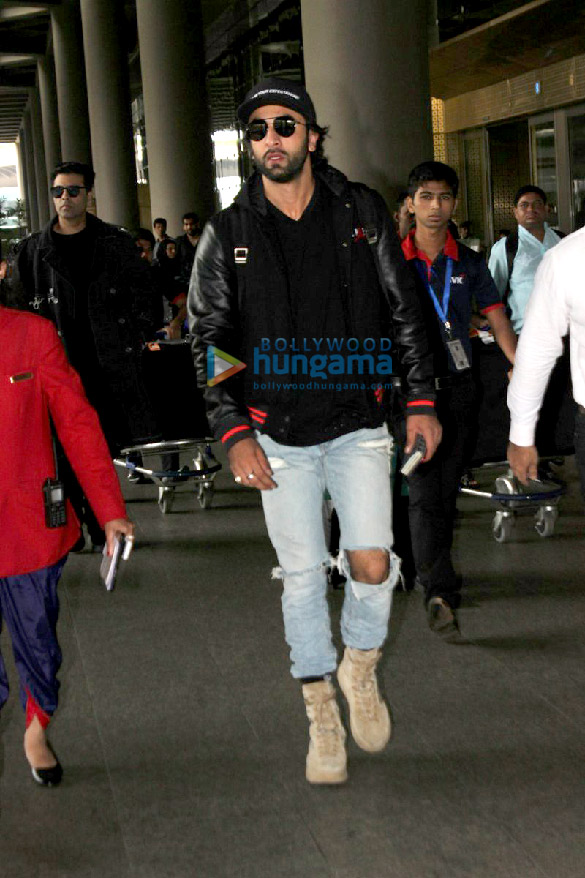 Ranbir Kapoor and Karan Johar snapped at the airport Ranbir Kapoor and Karan Johar snapped at the airport