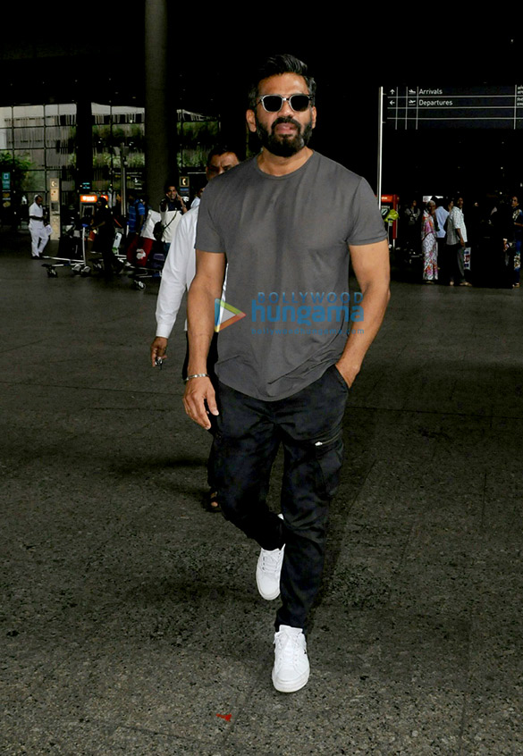 Suniel Shetty snapped at the airport Suniel Shetty snapped at the airport