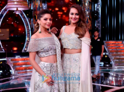 Kanika Kapoor and Sonakshi Sinha shoot for the grand finale of ‘Om Shanti Om’