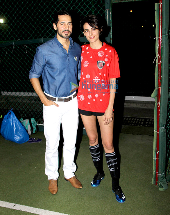 Dino Morea and Mandana Karimi spotted at a football event Dino Morea and Mandana Karimi spotted at a football event
