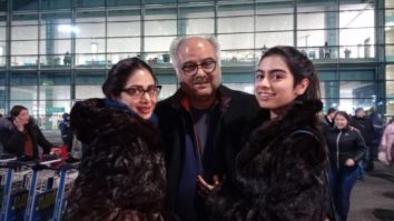 Check out: Sridevi, Boney Kapoor and daughter Khushi Kapoor arrive in Moscow for Mom premiere