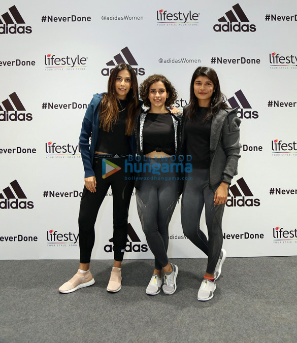 Sanya Malhotra promotes Adidas in Gurgaon Sanya Malhotra in Gurgaon for adidas
