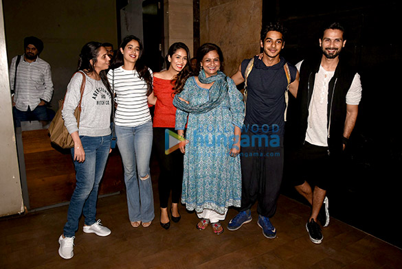 Shahid Kapoor, Mira Rajput, Janhvi Kapoor and others at Ishaan Khatter’s Beyond The Clouds screening Shahid Kapoor, Mira Rajput, Janhvi Kapoor and others at Ishaan Khatter's Beyond The Clouds screening