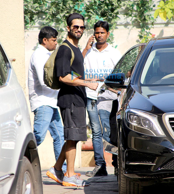 Shahid Kapoor snapped at the gym Shahid Kapoor snapped at the gym