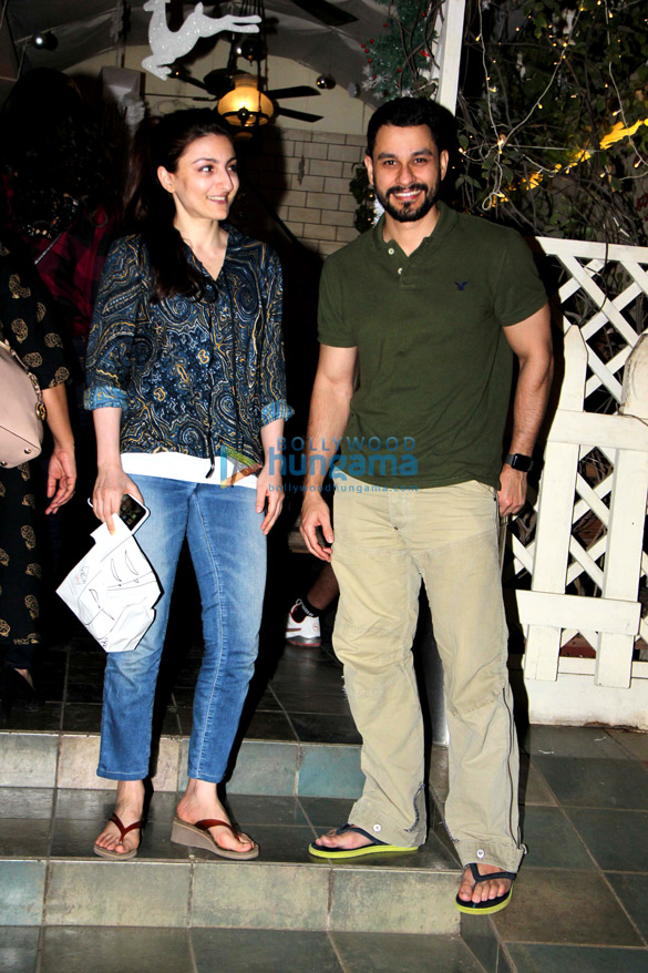 Soha Ali Khan and Kunal Khemu snapped at Smoke House Deli in Bandra Soha Ali Khan and Kunal Khemu snapped at Smoke House Deli in Bandra