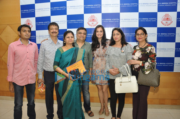 Dia Mirza snapped at Hinduja Hospital Dia Mirza snapped outside Hinduja Hospital
