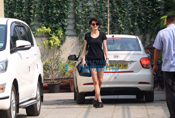 Mandana Karimi and Rhea Chakraborty snapped at the gym Mandana Karimi and Rhea Chakraborty snapped at the gym