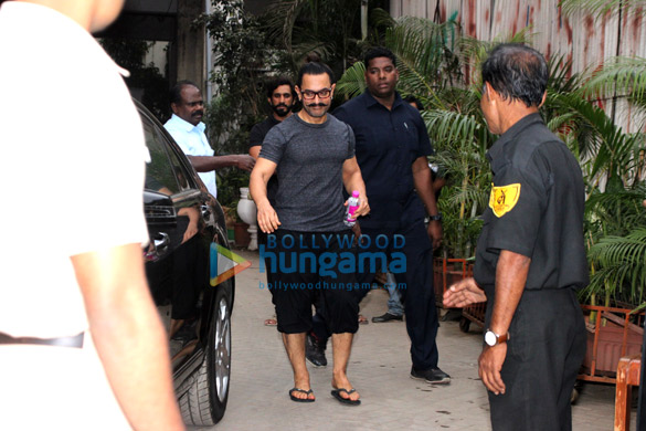 Aamir Khan spotted at the Sukho Thai Spa Aamir Khan spotted at the Sukho Thai Spa