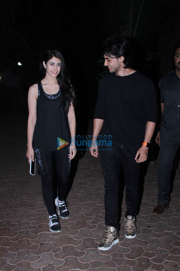 Aayush Sharma and Warina Hussain snapped at dance class Aayush Sharma and Warina Hussain snapped at the dance class