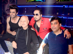 Anupam Kher, Manish Paul, Mika Singh snapped at ‘Baa Baaa Black Sheep’ promotional song shoot Anupam Kher, Manish Paul, Mika Singh snapped at Baa Baaa Black Sheep promotional song shoot