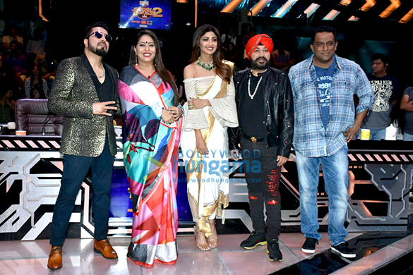 Daler Mehndi and Mika Singh visit the sets of Super Dancer Chapter 2 Daler Mehndi and Mika Singh visit the sets of Super Dancer Chapter 2
