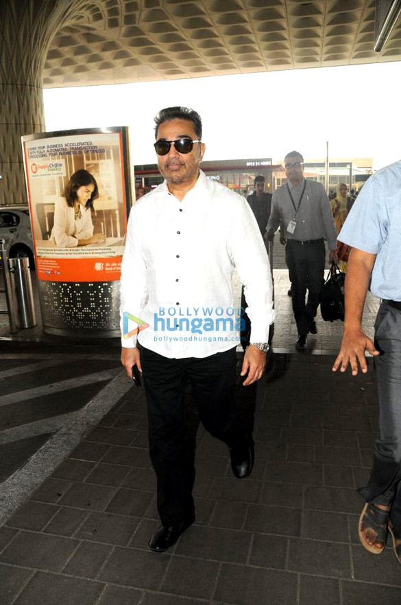Kamal Haasan, Boney Kapoor, Huma Qureshi and others snapped at the airport Kamal Haasan, Boney Kapoor, Huma Qureshi and others snapped at the airport