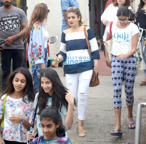 Raveena Tandon snapped with her daughter at Gateway | Raveena Tandon