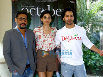 Varun Dhawan, Banita Sandhu and Shoojit Sircar snapped ...