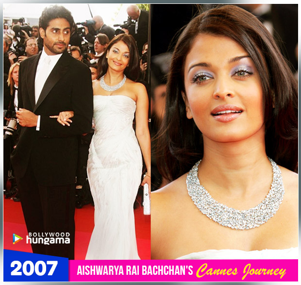 Aishwarya Rai Bachchan Cannes journey 2007