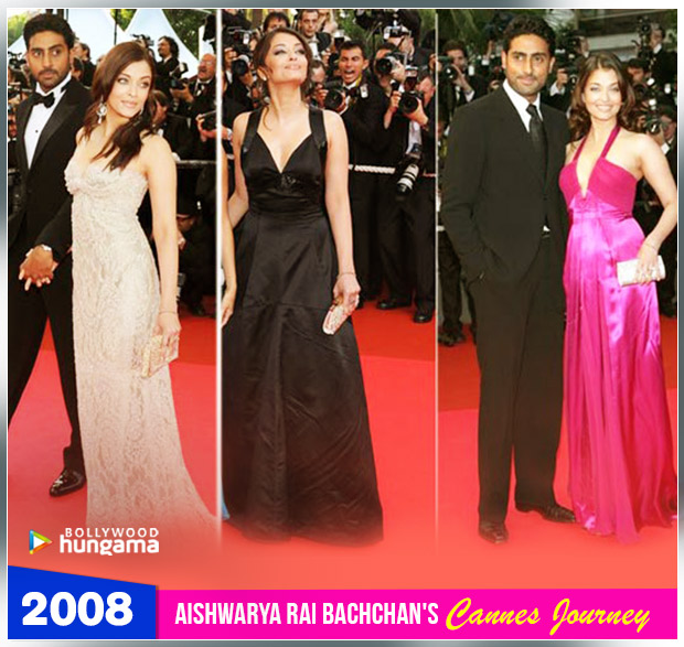 Aishwarya Rai Bachchan Cannes journey 2008