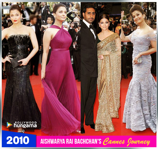 Aishwarya Rai Bachchan Cannes journey 2010