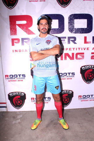 Dino Morea snapped at Roots Premiere League